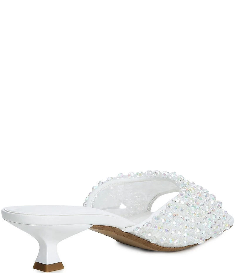 Gianni Bini Billeena Beaded Dress Slide Sandals