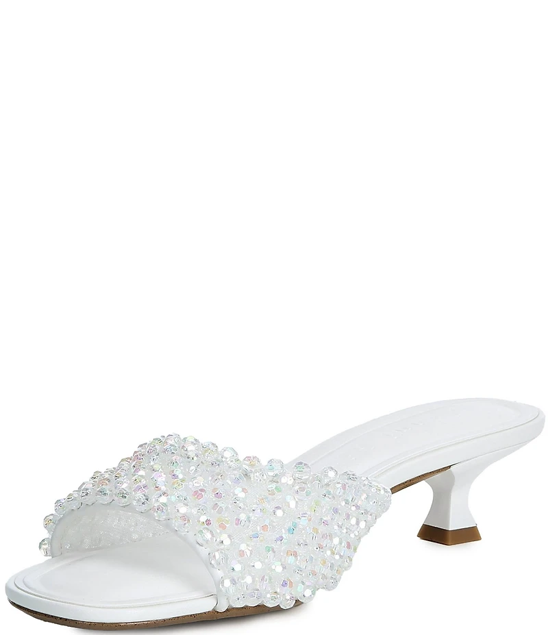 Gianni Bini Billeena Beaded Dress Slide Sandals