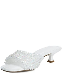 Gianni Bini Billeena Beaded Dress Slide Sandals
