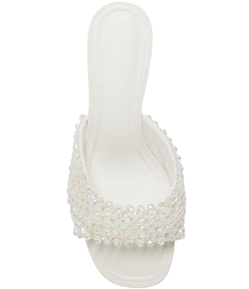 Gianni Bini Billeena Beaded Dress Slide Sandals