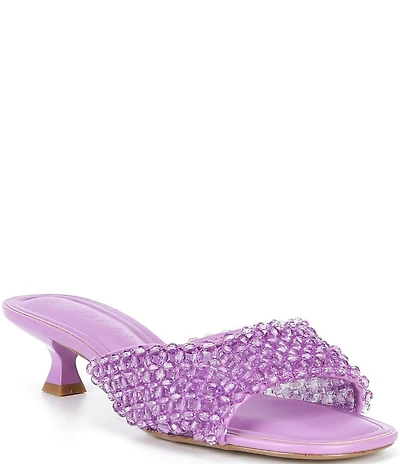 Gianni Bini Billeena Beaded Dress Slide Sandals