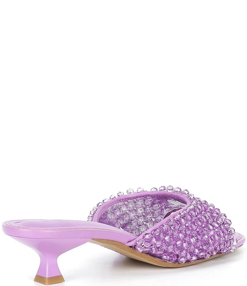 Gianni Bini Billeena Beaded Dress Slide Sandals