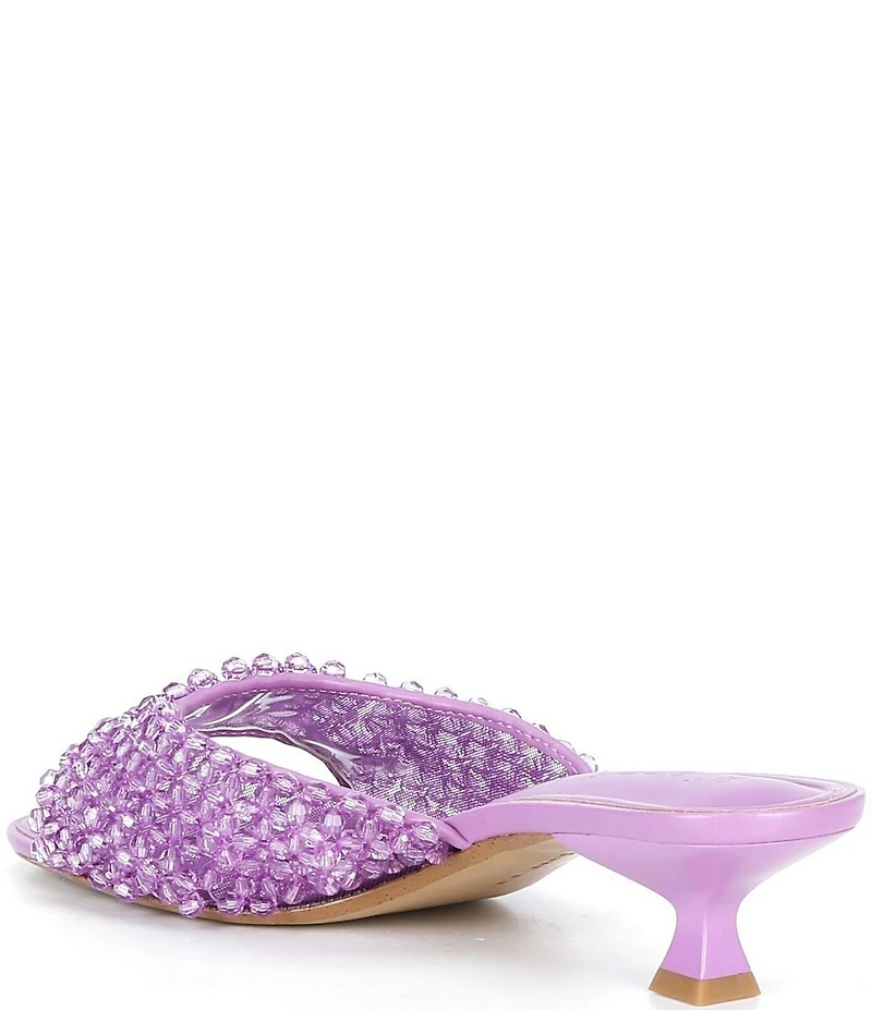 Gianni Bini Billeena Beaded Dress Slide Sandals