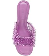 Gianni Bini Billeena Beaded Dress Slide Sandals