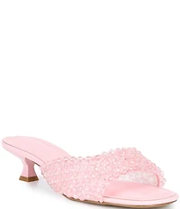 Gianni Bini Billeena Beaded Dress Slide Sandals