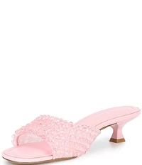 Gianni Bini Billeena Beaded Dress Slide Sandals