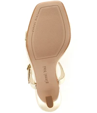 Gianni Bini Blakye Leather Stiletto Heel Dress Sandals