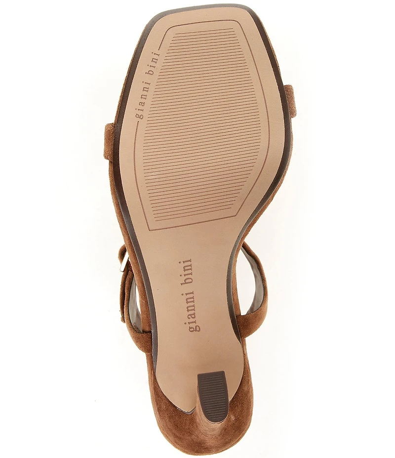 Gianni Bini Blakye Suede Stiletto Heel Dress Sandals