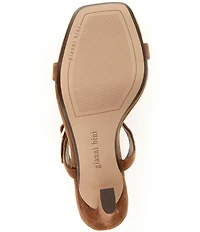 Gianni Bini Blakye Suede Stiletto Heel Dress Sandals