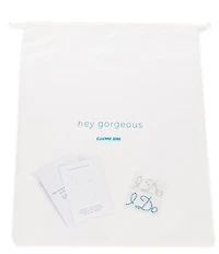 Gianni Bini Bridal Collection Ezlynn Rhinestone Embellished Bow Vinyl Pointed Toe Pumps