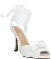 Gianni Bini Bridal Collection Gardner Two Embellished Ballet Lace Up Dress Sandals