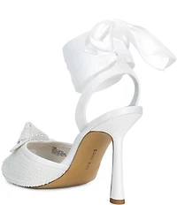 Gianni Bini Bridal Collection Gardner Two Embellished Ballet Lace Up Dress Sandals