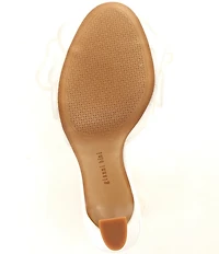 Gianni Bini Bridal Collection Haley Embroidered Flower Pearl Detail Slide Dress Sandals