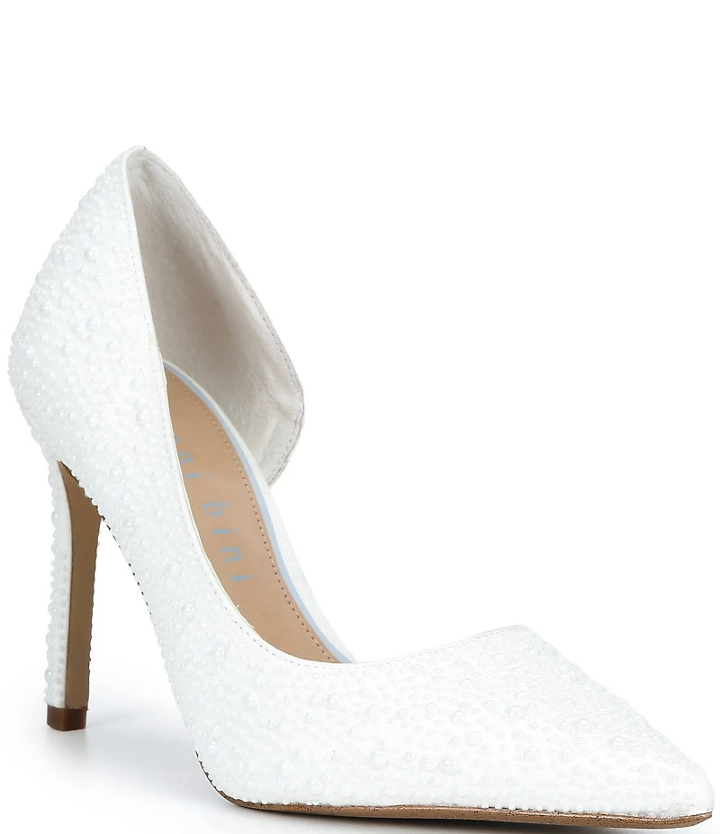 Gianni Bini Bridal Collection Therry Pearl d'Orsay Stiletto Pumps