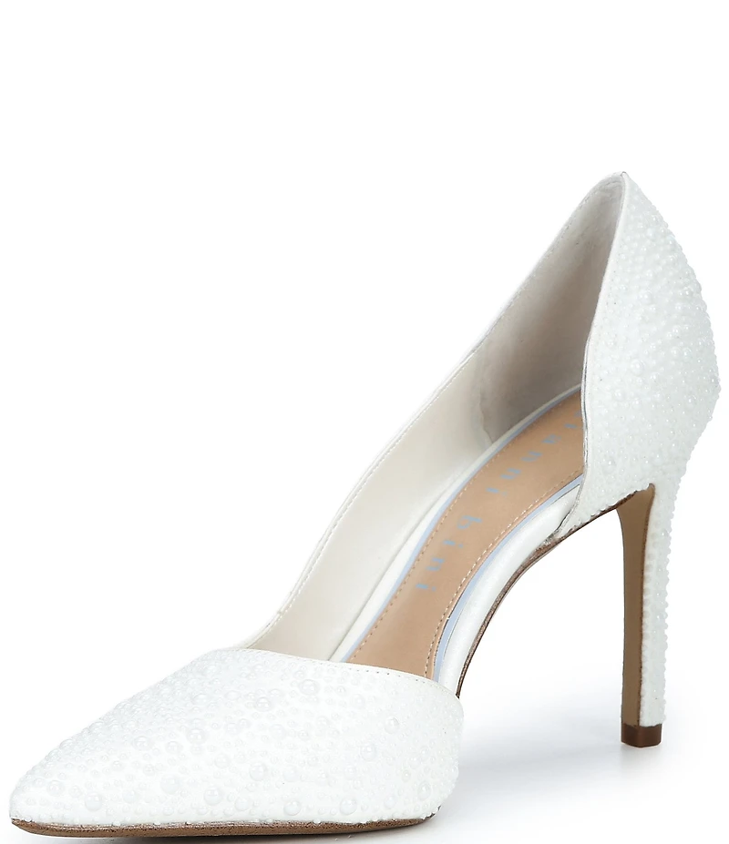 Gianni Bini Bridal Collection Therry Pearl d'Orsay Stiletto Pumps