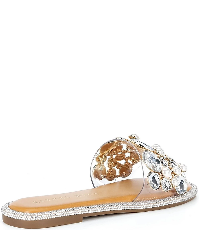 Gianni Bini Bryant Jewel and Pearl Banded Flat Sandals