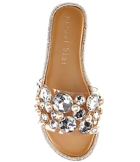 Gianni Bini Bryant Jewel and Pearl Banded Flat Sandals