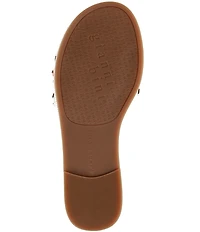 Gianni Bini Bryant Jewel and Pearl Banded Flat Sandals