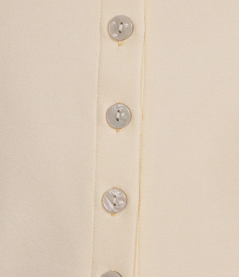Gianni Bini Button Front Knit Tank