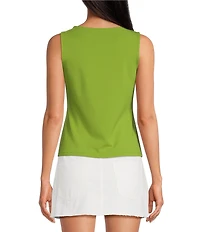 Gianni Bini Button Front Knit Tank