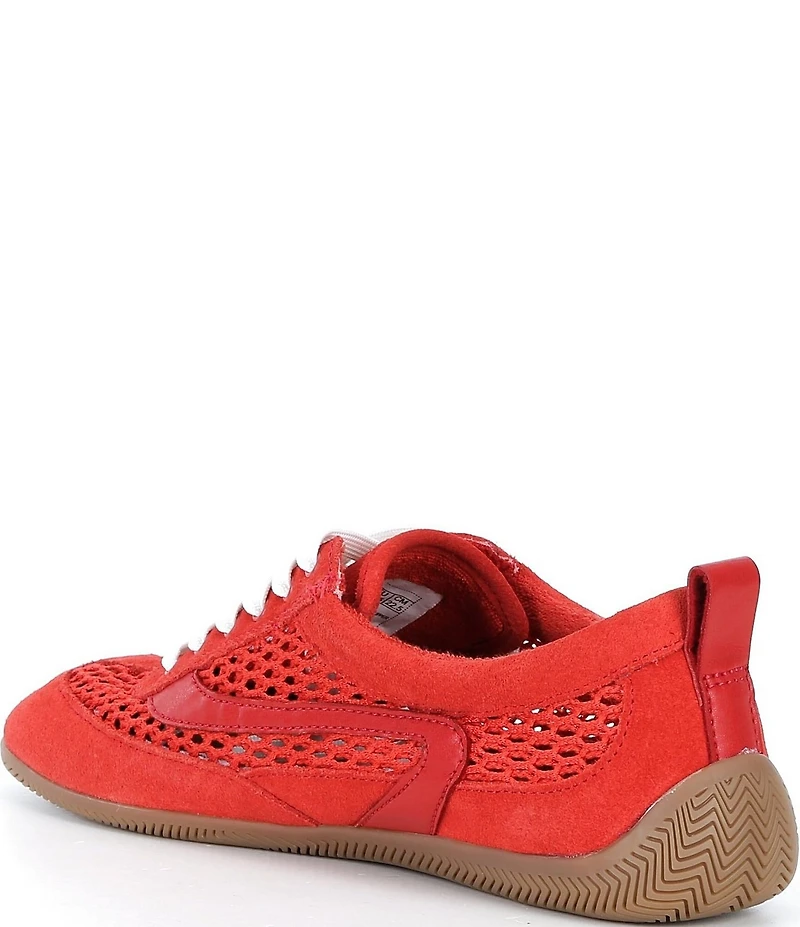 Gianni Bini Cable Suede and Mesh Retro Sneakers