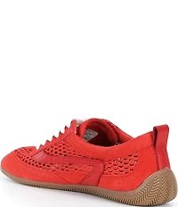 Gianni Bini Cable Suede and Mesh Retro Sneakers