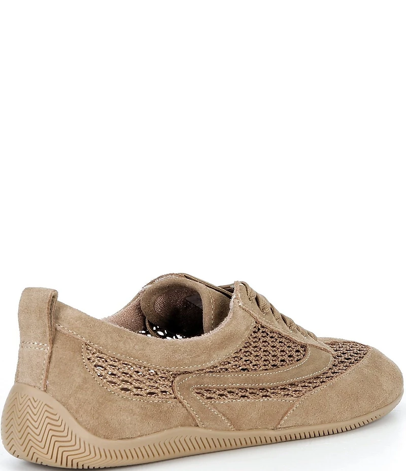 Gianni Bini Cable Suede and Mesh Retro Sneakers