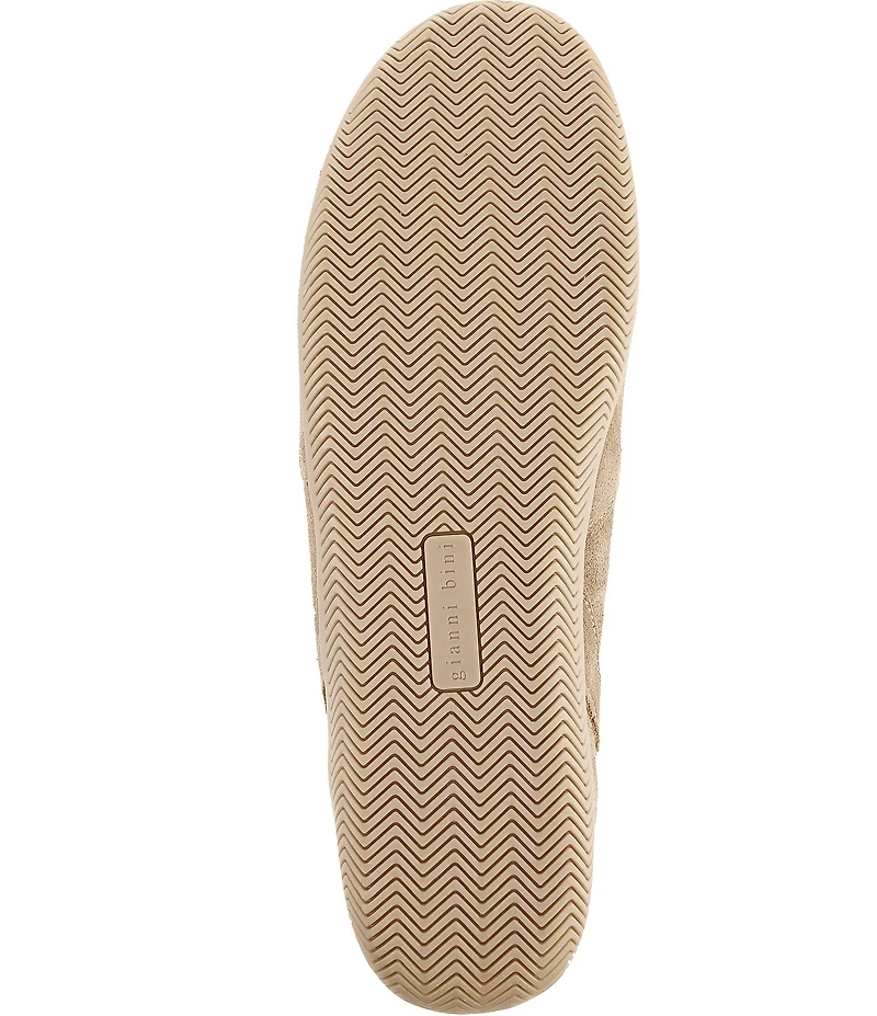 Gianni Bini Cable Suede and Mesh Retro Sneakers