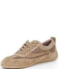Gianni Bini Cable Suede and Mesh Retro Sneakers