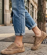 Gianni Bini Cable Suede and Mesh Retro Sneakers