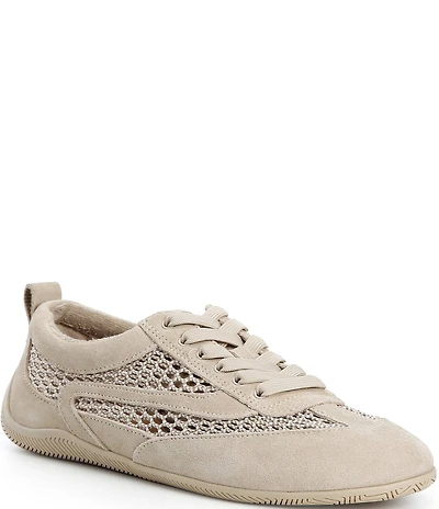Gianni Bini Cable Suede and Mesh Retro Sneakers