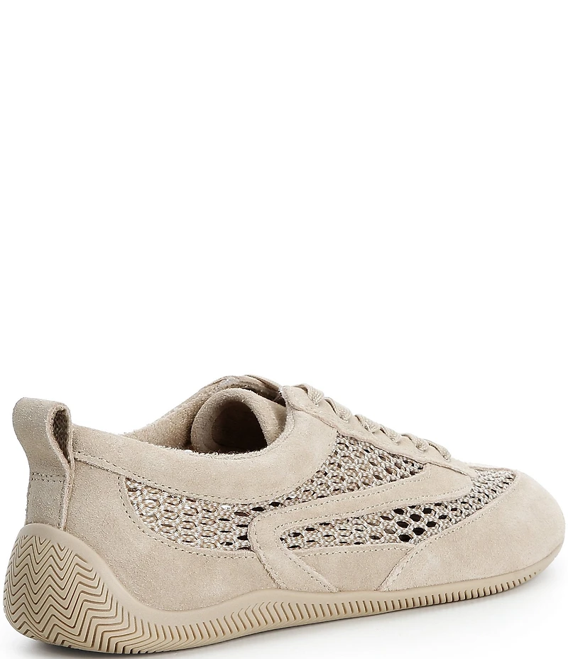 Gianni Bini Cable Suede and Mesh Retro Sneakers
