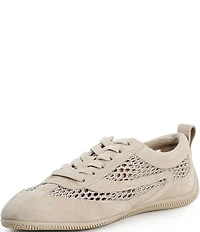 Gianni Bini Cable Suede and Mesh Retro Sneakers