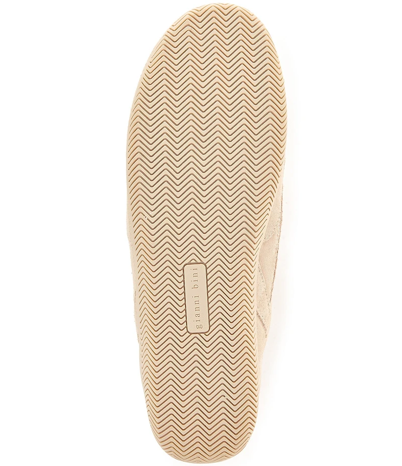 Gianni Bini Cable Suede and Mesh Retro Sneakers