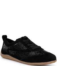 Gianni Bini Cade Suede and Rhinestone Retro Sneakers