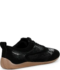 Gianni Bini Cade Suede and Rhinestone Retro Sneakers