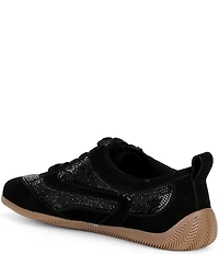 Gianni Bini Cade Suede and Rhinestone Retro Sneakers