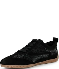 Gianni Bini Cade Suede and Rhinestone Retro Sneakers