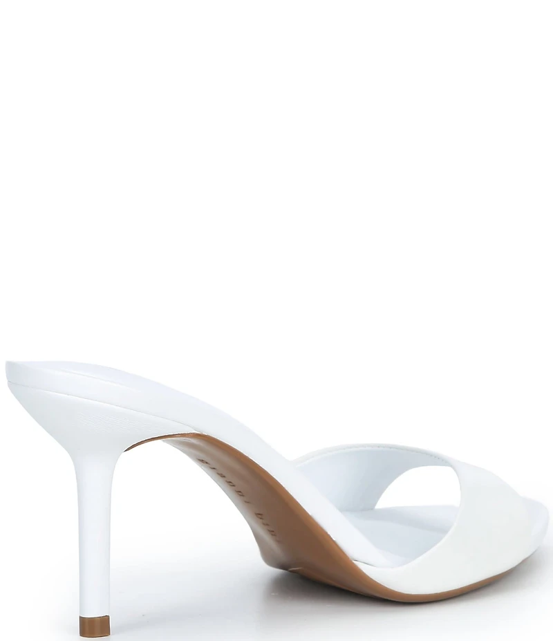 Gianni Bini Camrun Leather Stiletto Slide Sandals