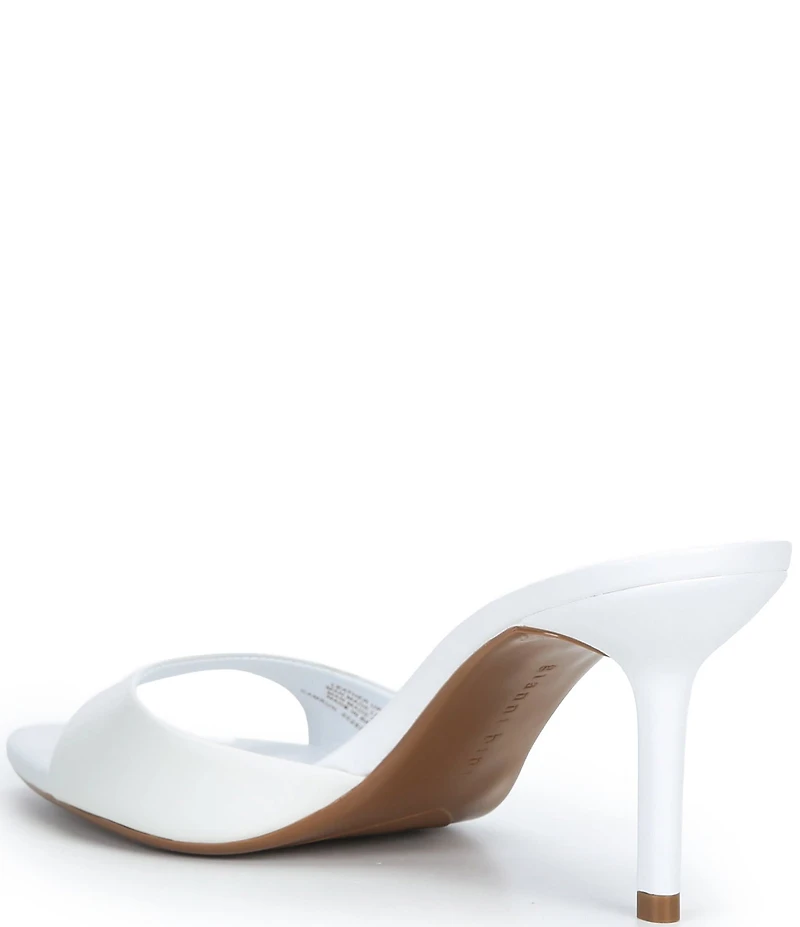 Gianni Bini Camrun Leather Stiletto Slide Sandals