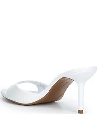 Gianni Bini Camrun Leather Stiletto Slide Sandals