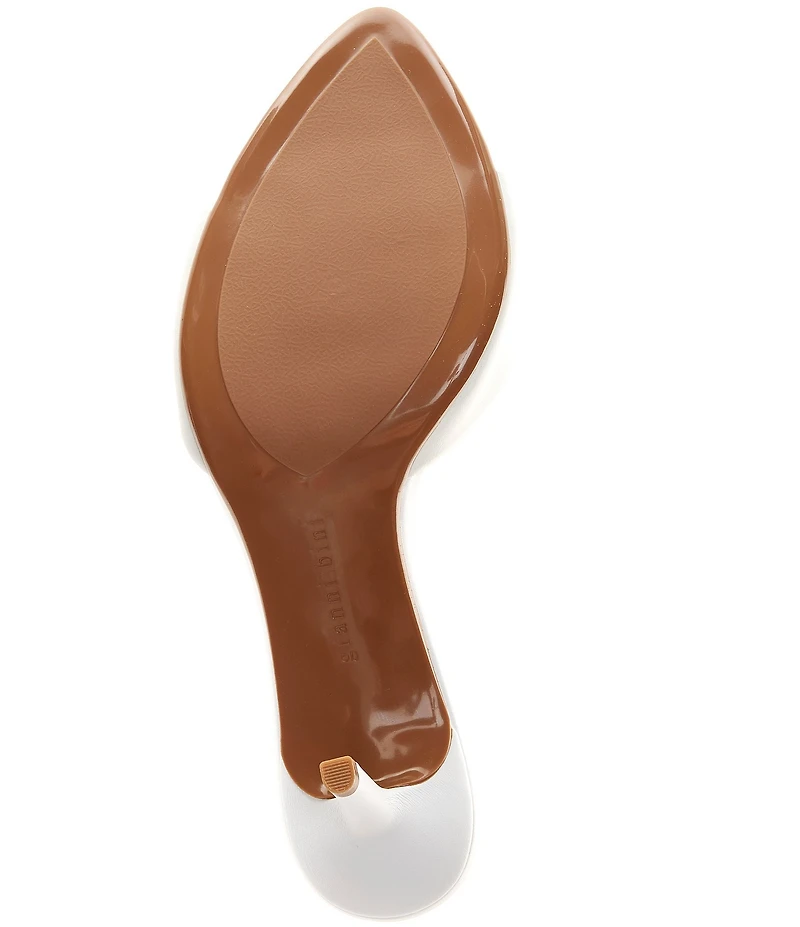 Gianni Bini Camrun Leather Stiletto Slide Sandals