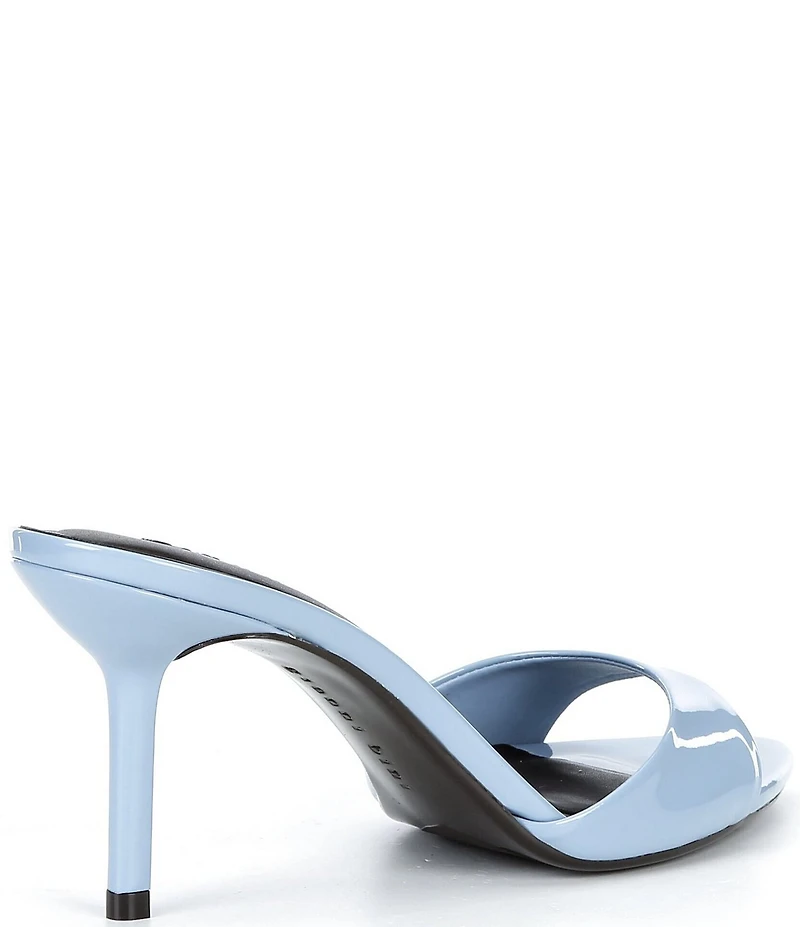 Gianni Bini Camrun Patent Almond Toe Stiletto Slide Sandals