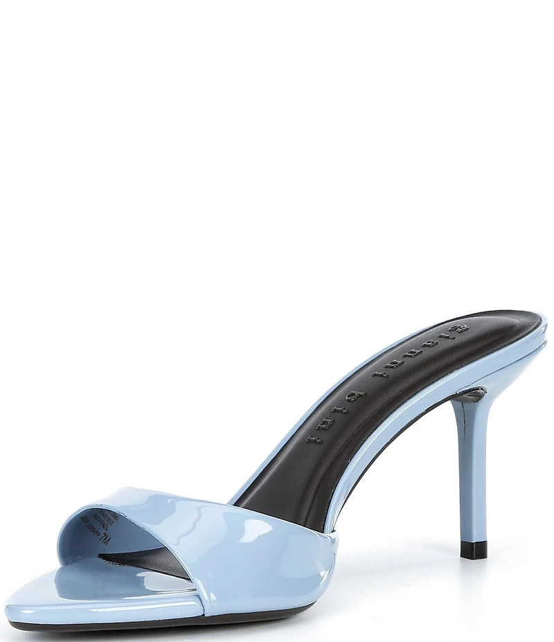 Gianni Bini Camrun Patent Almond Toe Stiletto Slide Sandals