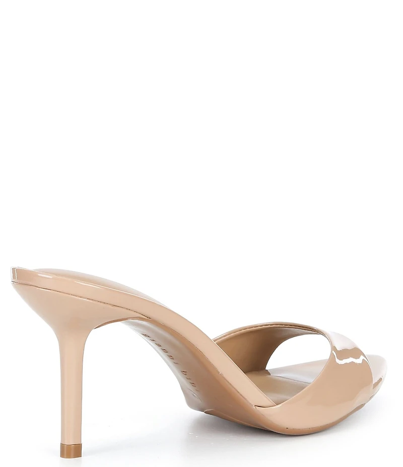 Gianni Bini Camrun Patent Almond Toe Stiletto Slide Sandals