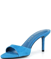 Gianni Bini Camrun Suede Stiletto Slide Sandals