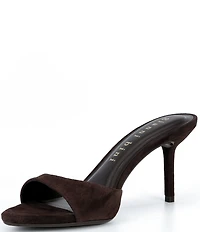 Gianni Bini Camrun Suede Stiletto Slide Sandals