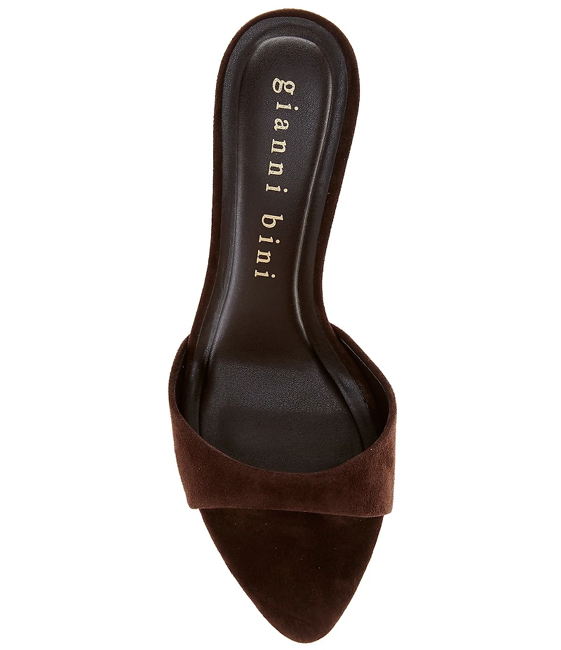 Gianni Bini Camrun Suede Stiletto Slide Sandals