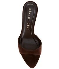 Gianni Bini Camrun Suede Stiletto Slide Sandals
