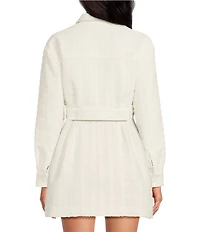 Gianni Bini Charlie Tweed Button Front Pocket Jacket